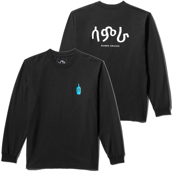 The Weeknd XO Men's X Blue Bottle Coffee Samra Origins Long Sleeve Tee T-Shirt - Picture 1 of 6